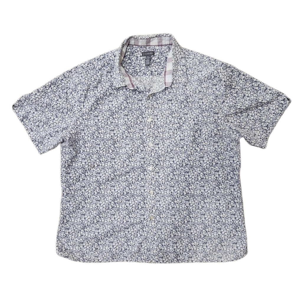 XXL No tuck casual button down shirt